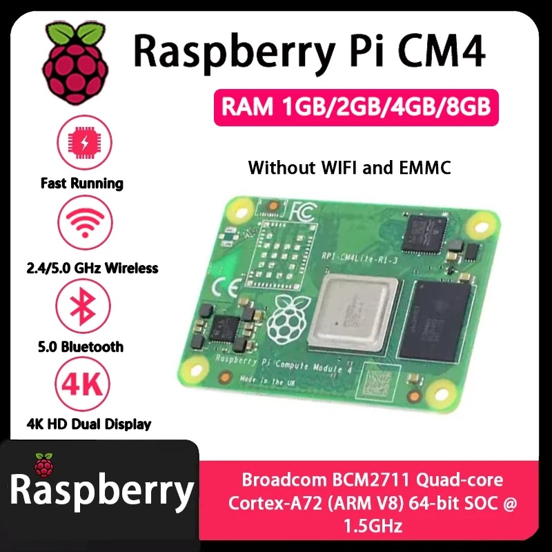 Raspberry Pi CM4 1GB/2GB/4GB/8 - Compute Module 4 32Gb Wifi reseña y precio